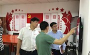 副校长江光亮一行来馆调研文化建设