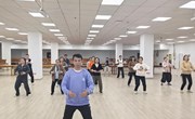 图书馆开展全民健身活动