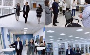  校领导到图书馆走访调研